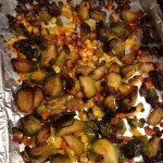 Brussels Sprouts after baking.